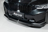 BMW X3M X3MC F97 LCI 2022-ON & X4M X4MC F98 LCI 2022-ON with Aftermarket Parts - Front Lip Pre-preg Carbon Fiber from Karbel Carbon